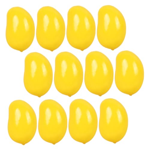 GARIOUANS 30 Stück Miniatur Mango Deko Künstliche Früchte für Heimdekoration DIY Bastelbedarf Fotorequisiten und Puppenhaus Lebensechte Details Langlebig und Farbecht von GARIOUANS