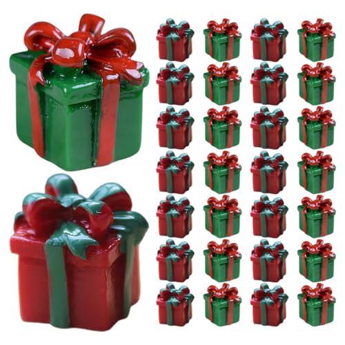 GARIOUANS 30 Stück Puppenhausboxen – Mini-weihnachtsgeschenkboxen Aus Kunstharz, Ornamente, Kleine Pakete, Figuren Für Weihnachtsdekorationen, Schaufenster GARIOUANS 30 Stück Puppenhausboxen – Mini-weihnachtsgeschenkboxen Aus Kunstharz, Ornamente, Kleine Pakete, Figuren Für Weihnachtsdekorationen, Schaufenster von GARIOUANS