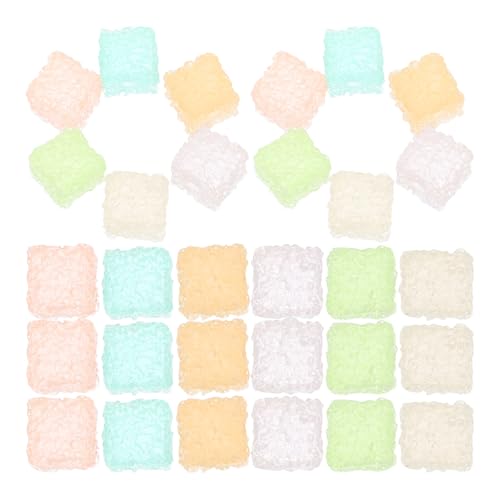 GARIOUANS 30 Stück Teiliges Leuchtende Würfelzucker Charms in Mischfarben Realistische Zuckerwürfel Nachbildung DIY Bastelanhänger für Handyhüllen Haarspangen und Kreative Dekorationen GARIOUANS 30 Stück Teiliges Leuchtende Würfelzucker Charms in Mischfarben Realistische Zuckerwürfel Nachbildung DIY Bastelanhänger für Handyhüllen Haarspangen und Kreative Dekorationen von GARIOUANS