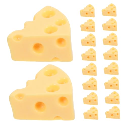 GARIOUANS 30 Stück Teiliges Miniatur Käse aus Stabilem Resin Realistisch Gestaltete Mini Käsefiguren Detailreiche Puppenhaus Deko Vielseitig Einsetzbar für DIY Küchendekoration und Kreative GARIOUANS 30 Stück Teiliges Miniatur Käse aus Stabilem Resin Realistisch Gestaltete Mini Käsefiguren Detailreiche Puppenhaus Deko Vielseitig Einsetzbar für DIY Küchendekoration und Kreative von GARIOUANS