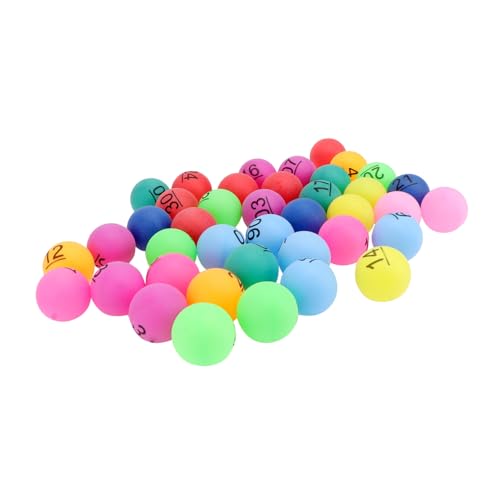 GARIOUANS 30 Stück Teiliges Nummerierte Bunte Raffle Drawing Bälle Langlebige Leichte Kunststoffspielbälle Ø für Partyspiele Tombola und Bingo Aktivitäten GARIOUANS 30 Stück Teiliges Nummerierte Bunte Raffle Drawing Bälle Langlebige Leichte Kunststoffspielbälle Ø für Partyspiele Tombola und Bingo Aktivitäten von GARIOUANS