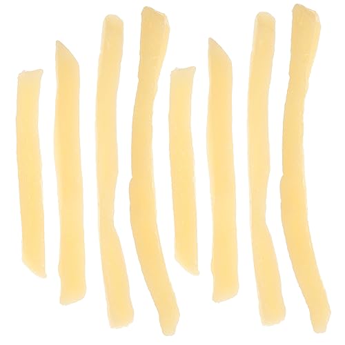 GARIOUANS 30 Stück Teiliges Simulierte Pommes Frites Modell Realistische Deko für Küche Restaurant und Partys Lebensnahe Nachbildung Sicher und Langlebig von GARIOUANS