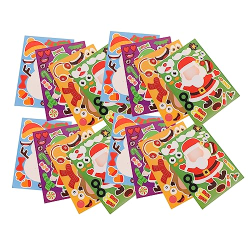 GARIOUANS 32 Blatt Puzzle-Aufkleber Für Puzzle-weihnachtsaufkleber Weihnachtsspielzeug Elch Aufkleber Weihnachtspuzzle-Aufkleber Festival-Aufkleber Weihnachtskinderaufkleber GARIOUANS 32 Blatt Puzzle-Aufkleber Für Puzzle-weihnachtsaufkleber Weihnachtsspielzeug Elch Aufkleber Weihnachtspuzzle-Aufkleber Festival-Aufkleber Weihnachtskinderaufkleber von GARIOUANS