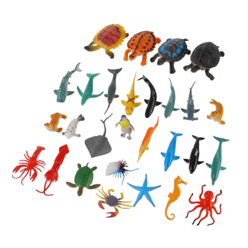 GARIOUANS 32 Stück Teiliges Meerestiere Realistische Mini Meeresbewohner Figuren aus Sicherem Material Pädagogisches Modell Tierfiguren für Kreative Fantasieentwicklung GARIOUANS 32 Stück Teiliges Meerestiere Realistische Mini Meeresbewohner Figuren aus Sicherem Material Pädagogisches Modell Tierfiguren für Kreative Fantasieentwicklung von GARIOUANS