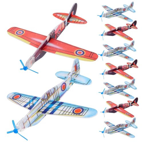 GARIOUANS 36 Stück Teiliges Schaumstoff Flugzeug Bunte Handgeworfene Segelflugzeuge für Kreative Interaktive Outdoor Flugspielzeuge für Jungen und Mädchen Zufällige Farbe Zufällige Farbe von GARIOUANS