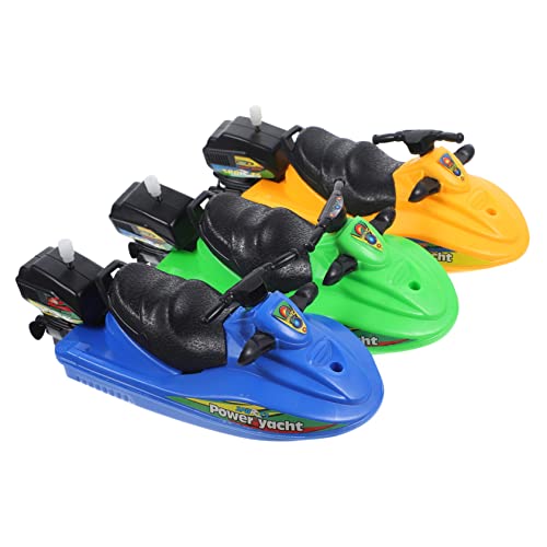 GARIOUANS 3Stücke Badespielzeug Motorboot Wasserspielzeug für Kleinkinder Wind Up für Badewanne Sicheres und Unterhaltsames für Junge Mädchen Fördert Handkoordination und Motorik GARIOUANS 3Stücke Badespielzeug Motorboot Wasserspielzeug für Kleinkinder Wind Up für Badewanne Sicheres und Unterhaltsames für Junge Mädchen Fördert Handkoordination und Motorik von GARIOUANS