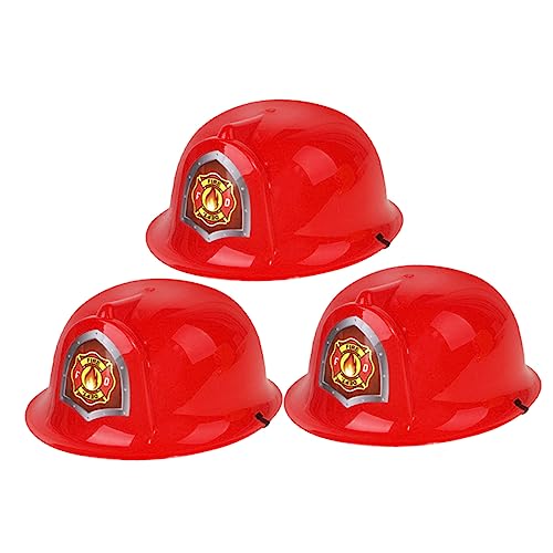 GARIOUANS 3Stücke Feuerwehrmann Hut für Kostümzubehör Roter Feuerwehrhelm für Jungen für Rollenspiele und Kostümpartys Hochwertige Verarbeitung GARIOUANS 3Stücke Feuerwehrmann Hut für Kostümzubehör Roter Feuerwehrhelm für Jungen für Rollenspiele und Kostümpartys Hochwertige Verarbeitung von GARIOUANS