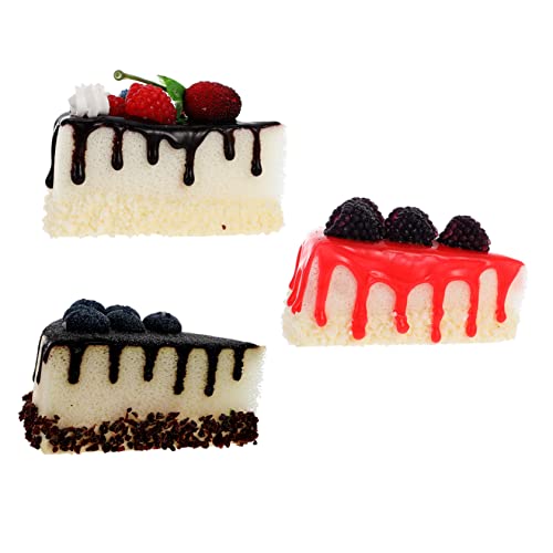 GARIOUANS 3Stücke Gefälschte Kuchenmodelle für Fotografie Kunstvolles Dekorationsset für Partys Kuchenläden und Heimküchen Simulationskuchen und Beerenvarianten GARIOUANS 3Stücke Gefälschte Kuchenmodelle für Fotografie Kunstvolles Dekorationsset für Partys Kuchenläden und Heimküchen Simulationskuchen und Beerenvarianten von GARIOUANS