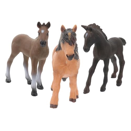 GARIOUANS 3Stücke Handbemalte Simulationspferde Modelle Spielzeugfiguren für Lernspielzeug für Drinnen und Draußen Geburtstags GARIOUANS 3Stücke Handbemalte Simulationspferde Modelle Spielzeugfiguren für Lernspielzeug für Drinnen und Draußen Geburtstags von GARIOUANS