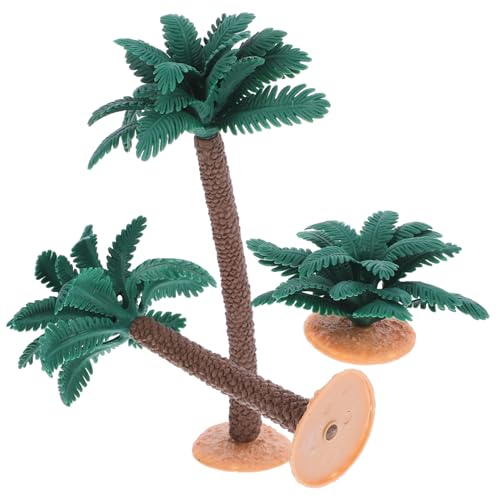 GARIOUANS 3Stücke Lebensechte Landschaftsbaum Simulationsbaummodell für DIY Schreibtisch Dekoration Miniaturlandschaften Verschiedene Arten von GARIOUANS