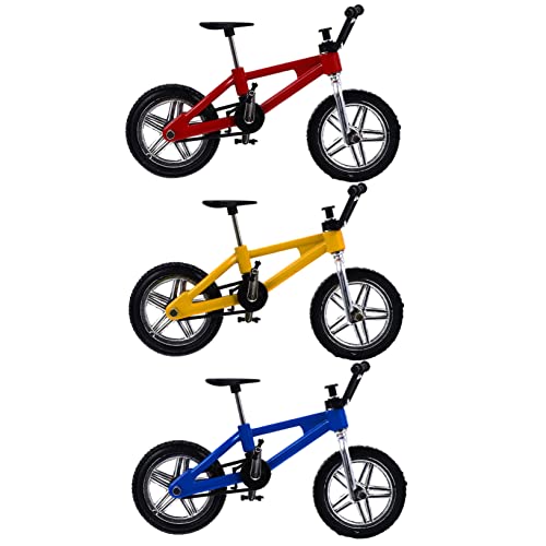 GARIOUANS 3Stücke Mini Finger Bikes Legierung Fingerspielzeug für Mountainbike Modelle und Geburtstagsgeschenke und Schulspiele Langlebig GARIOUANS 3Stücke Mini Finger Bikes Legierung Fingerspielzeug für Mountainbike Modelle und Geburtstagsgeschenke und Schulspiele Langlebig von GARIOUANS