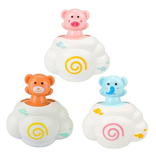 GARIOUANS 3Stücke Schwimmendes Badespielzeug Niedliche Spritz für Entzückendes Wasserspielzeug für Badewanne Elefant Schwein Bär Kleinkinder Ab Jahr von GARIOUANS