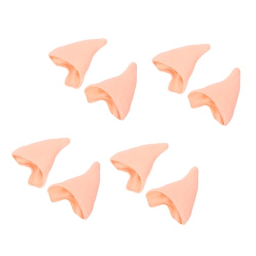 GARIOUANS 4 Paare Elfenohren Cosplay Ohrdekorationen für Halloween Weihnachten Karneval Realistische Feenohr Requisiten für Kostümparty Maskerade Verkleidung Zubehör von GARIOUANS