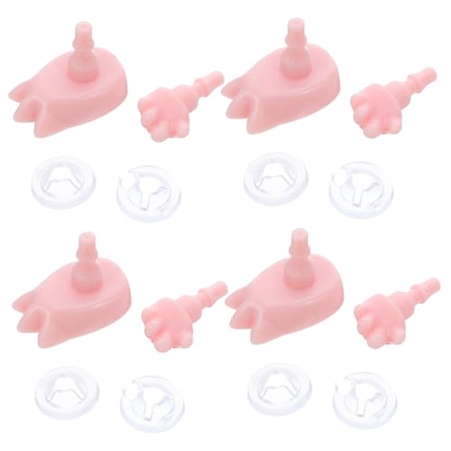 GARIOUANS 4 Sätze Doll Hands Feet Ersatzteile Präzise Gelenke Für Doll Feet Repair Toy Joints Accessories Für Kleine Figuren Zubehör GARIOUANS 4 Sätze Doll Hands Feet Ersatzteile Präzise Gelenke Für Doll Feet Repair Toy Joints Accessories Für Kleine Figuren Zubehör von GARIOUANS