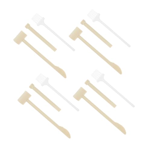 GARIOUANS 4 Sätze Graben Werkzeuge Konstruktionsspielzeug für Werkzeuge für Kleinkinder Tools Gartengeräte für Graben Montessori Metall Beige GARIOUANS 4 Sätze Graben Werkzeuge Konstruktionsspielzeug für Werkzeuge für Kleinkinder Tools Gartengeräte für Graben Montessori Metall Beige von GARIOUANS