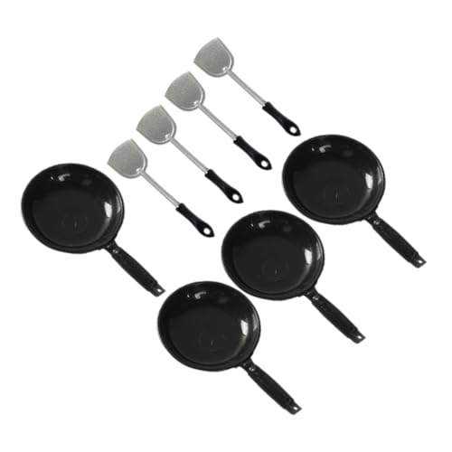 GARIOUANS 4 Sätze Wok Spatel Set Spielzeuge DIY Dollhouse Kit Mini-puppenhauszubehör Mini-hauskochgeschirr Mini-spielküchenzubehör Küchenzubehör Für Puppenstuben Bratpfannenmodell Plastik GARIOUANS 4 Sätze Wok Spatel Set Spielzeuge DIY Dollhouse Kit Mini-puppenhauszubehör Mini-hauskochgeschirr Mini-spielküchenzubehör Küchenzubehör Für Puppenstuben Bratpfannenmodell Plastik von GARIOUANS