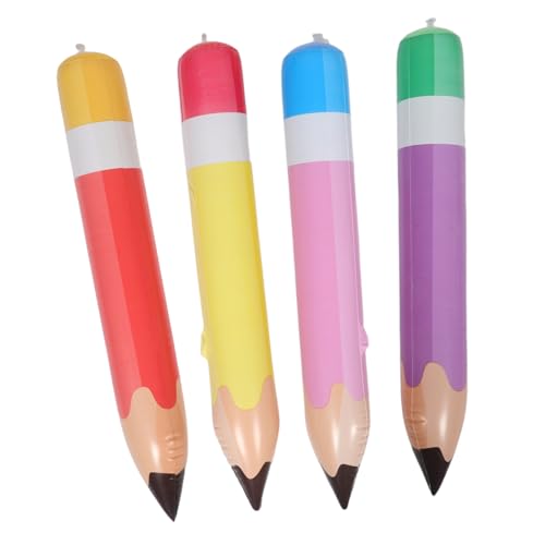 GARIOUANS 4 Stück Aufblasbarer simulierter Bleistift Luftballons im Schulklassenzimmer Bleistift aufblasbar für den ersten Schultag PVC GARIOUANS 4 Stück Aufblasbarer simulierter Bleistift Luftballons im Schulklassenzimmer Bleistift aufblasbar für den ersten Schultag PVC von GARIOUANS