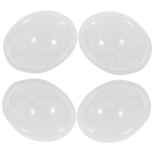 GARIOUANS 4 Stück Klare Kunststoff Puppen Gesichtsschutzmaske für Bjd Puppen Kratzer Make Up Abdeckung Transparente Maske Leichte und Bequeme Gesichtsschutzmaske von GARIOUANS