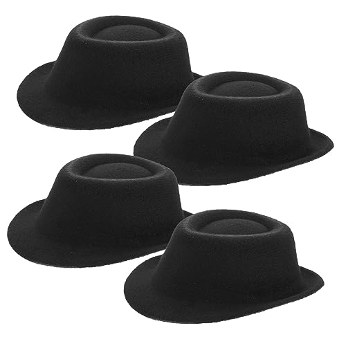 GARIOUANS 4 Stück Mini Jazz Hut Elegante Miniaturhüte für Party und Cosplay Dekoration Schwarze Hüte für Puppen DIY Projekte und Kreative Accessoires GARIOUANS 4 Stück Mini Jazz Hut Elegante Miniaturhüte für Party und Cosplay Dekoration Schwarze Hüte für Puppen DIY Projekte und Kreative Accessoires von GARIOUANS