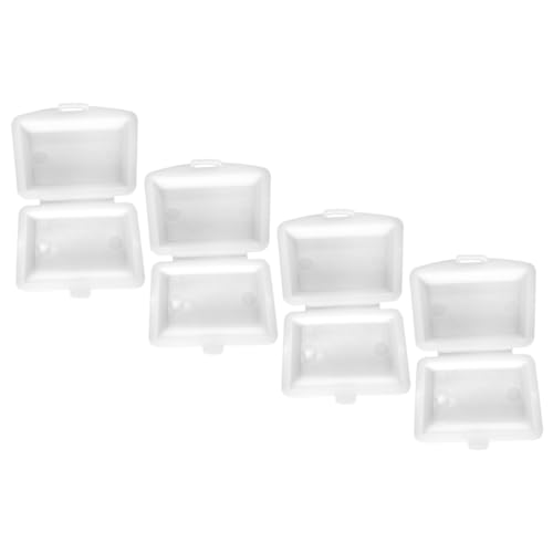 GARIOUANS 4 Stück Mini -Lunchbox -Modell Puppe Essen spielzeuge Lunch-Box Mini House Decor Miniatur -Dinge Mini-Sachen Mini-Simulationsspielzeug für die Küche Miniatur -Stütze Plastik Weiß GARIOUANS 4 Stück Mini -Lunchbox -Modell Puppe Essen spielzeuge Lunch-Box Mini House Decor Miniatur -Dinge Mini-Sachen Mini-Simulationsspielzeug für die Küche Miniatur -Stütze Plastik Weiß von GARIOUANS