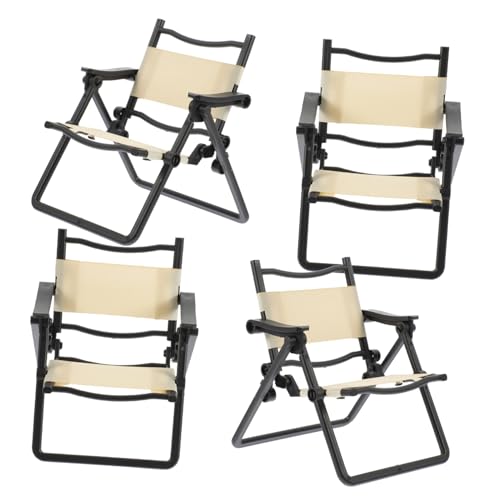 GARIOUANS 4 Stück Mini-möbel Puppe Miniatur-stuhlmodell Klappstuhl Modelle Stühle Für Partyveranstaltungen Mini -hausdekoration Miniaturmöbelmodell Miniaturstühle Zum Basteln Spielzeugstuhl GARIOUANS 4 Stück Mini-möbel Puppe Miniatur-stuhlmodell Klappstuhl Modelle Stühle Für Partyveranstaltungen Mini -hausdekoration Miniaturmöbelmodell Miniaturstühle Zum Basteln Spielzeugstuhl von GARIOUANS