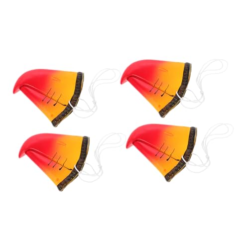 GARIOUANS 4 Stück Papageien Schnabelmasken für Tier Cosplay Realistische Vogelnase Kostümzubehör für Halloween Karneval Mottopartys und Dekorationen GARIOUANS 4 Stück Papageien Schnabelmasken für Tier Cosplay Realistische Vogelnase Kostümzubehör für Halloween Karneval Mottopartys und Dekorationen von GARIOUANS