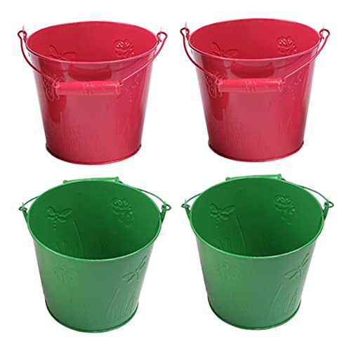 GARIOUANS 4 Stück Sandspielzeug Eimer für Strand und Garten für Sandburgen Leicht und Farbenfroh Zufällige Farben Kleinkinder und Reisen Zufällige Farbe GARIOUANS 4 Stück Sandspielzeug Eimer für Strand und Garten für Sandburgen Leicht und Farbenfroh Zufällige Farben Kleinkinder und Reisen Zufällige Farbe von GARIOUANS