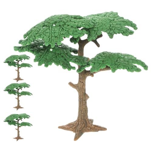 GARIOUANS 4 Stück Simulationslandschaftsbaum Sandtisch Künstlicher Baum Simulationsbaummodell Künstlicher Baum Miniaturbäume Mini Modellbaum Simulationsmodell Szenenlayoutmodell von GARIOUANS