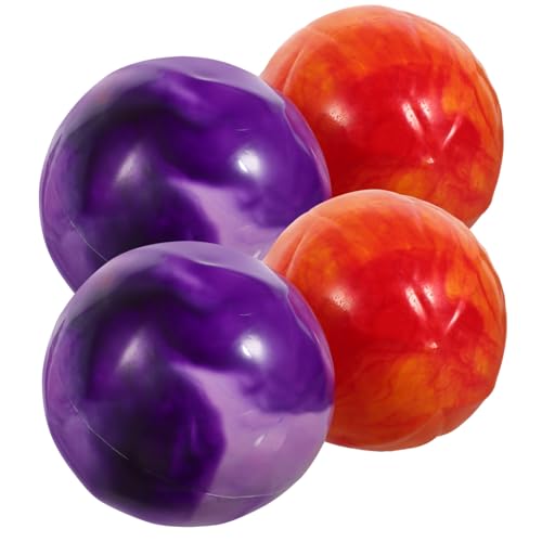 GARIOUANS 4 Stück Teiliges Bunte Aufblasbare Strandbälle mit Wolkenmotiv PVC Material und Sicher für Outdoor Spiele und Sandkasten Zufällige Farbe Zufällige Farbe von GARIOUANS