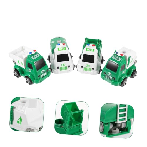 GARIOUANS 4 Stück Teiliges DIY Müllwagen Modellspielzeug aus Hochwertigem Kinderfreundlich Fördert Kreativität und Umweltbewusstsein Geeignet für Kleine Hände Inklusive Zufällige Farbe GARIOUANS 4 Stück Teiliges DIY Müllwagen Modellspielzeug aus Hochwertigem Kinderfreundlich Fördert Kreativität und Umweltbewusstsein Geeignet für Kleine Hände Inklusive Zufällige Farbe von GARIOUANS