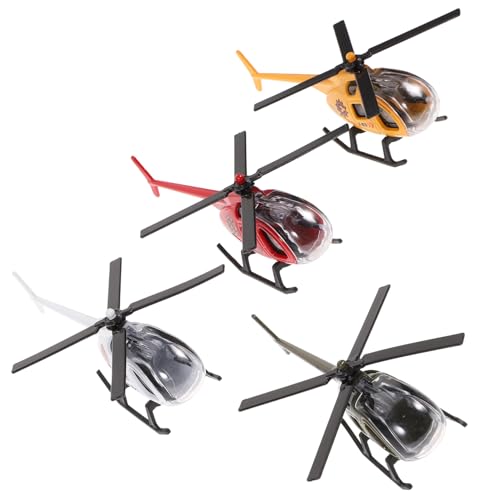 GARIOUANS 4 Stück Teiliges Flugzeug Modell aus Metall Kreative Mini Helikopter und Militärflugzeug Dekoration Robustes Kompaktes für Jungen und Mädchen als Geschenk und Wohnaccessoire GARIOUANS 4 Stück Teiliges Flugzeug Modell aus Metall Kreative Mini Helikopter und Militärflugzeug Dekoration Robustes Kompaktes für Jungen und Mädchen als Geschenk und Wohnaccessoire von GARIOUANS