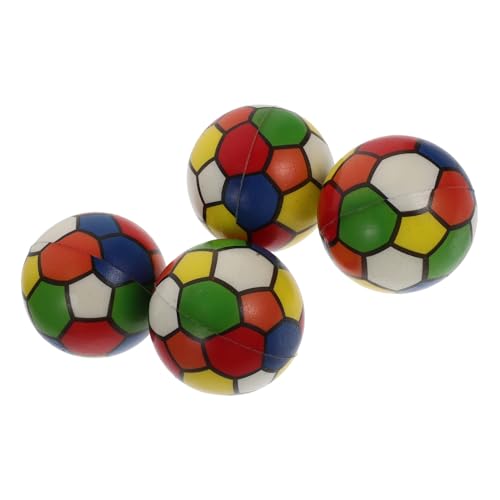 GARIOUANS 4 Stück Teiliges Fußball Stressball aus Farbigem PU Schaum Weicher Squeeze Ball zur Dekompression Lustiges Party für Stressabbau und Fingerübung GARIOUANS 4 Stück Teiliges Fußball Stressball aus Farbigem PU Schaum Weicher Squeeze Ball zur Dekompression Lustiges Party für Stressabbau und Fingerübung von GARIOUANS