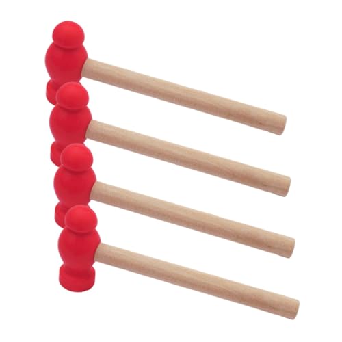 GARIOUANS 4 Stück Teiliges Holzspielzeug Mallet Ergonomischer Griff Sicher Langlebig für Kreative Rollenspiele und Eltern Junge Mädchen interaktion Geeignet GARIOUANS 4 Stück Teiliges Holzspielzeug Mallet Ergonomischer Griff Sicher Langlebig für Kreative Rollenspiele und Eltern Junge Mädchen interaktion Geeignet von GARIOUANS