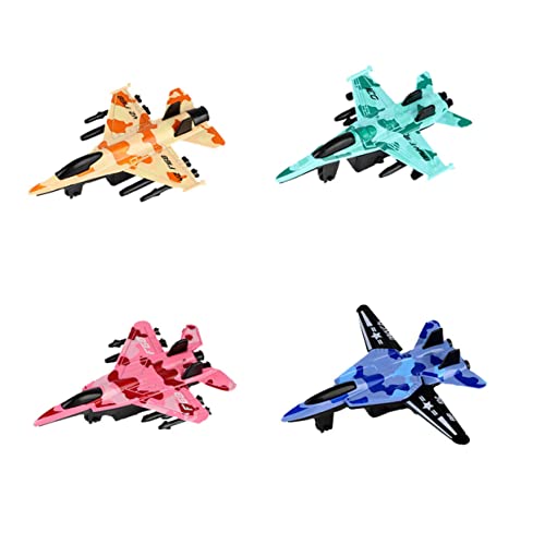 GARIOUANS 4 Stück Teiliges Kinderflugzeug aus Hochwertiger Legierung Pull Back Funktion Cartoon Push Go Flugzeug Leicht und Tragbar Fördert Motorische Fähigkeiten und Farberkennung für GARIOUANS 4 Stück Teiliges Kinderflugzeug aus Hochwertiger Legierung Pull Back Funktion Cartoon Push Go Flugzeug Leicht und Tragbar Fördert Motorische Fähigkeiten und Farberkennung für von GARIOUANS