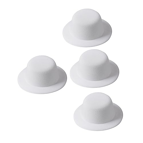 GARIOUANS 4 Stück Teiliges Kleine Hüte Haarspangen DIY Bastelmaterial für Schicke Kopfbedeckungen für Kreative Anlässe Weißes Design für Vielseitige Verwendung GARIOUANS 4 Stück Teiliges Kleine Hüte Haarspangen DIY Bastelmaterial für Schicke Kopfbedeckungen für Kreative Anlässe Weißes Design für Vielseitige Verwendung von GARIOUANS