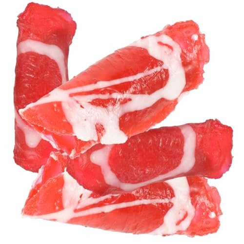 GARIOUANS 4 Stück Teiliges Künstliches Fleischrollen Realistische Fake Meat Ornament Fleischmodell Lebensnahe Fleischdekoration als Fotorequisite Ladendeko und Lehrmittel GARIOUANS 4 Stück Teiliges Künstliches Fleischrollen Realistische Fake Meat Ornament Fleischmodell Lebensnahe Fleischdekoration als Fotorequisite Ladendeko und Lehrmittel von GARIOUANS
