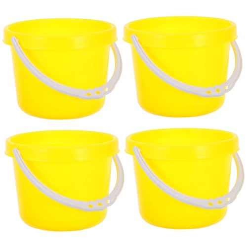 GARIOUANS 4 Stück Teiliges Kunststoff Eimer Wasserspielzeug für Strand und Sandspiel Blau Rot Gelb für Outdoor Aktivitäten und Kreatives Zufällige Farbe GARIOUANS 4 Stück Teiliges Kunststoff Eimer Wasserspielzeug für Strand und Sandspiel Blau Rot Gelb für Outdoor Aktivitäten und Kreatives Zufällige Farbe von GARIOUANS