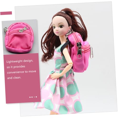 GARIOUANS 4 Stück Teiliges Mini Puppenrucksack Dekorativer Puppenschulranzen aus Hochwertigem Kompakt und Leicht als Puppenhaus Deko und Fotorequisite Bunte Farbmischung GARIOUANS 4 Stück Teiliges Mini Puppenrucksack Dekorativer Puppenschulranzen aus Hochwertigem Kompakt und Leicht als Puppenhaus Deko und Fotorequisite Bunte Farbmischung von GARIOUANS