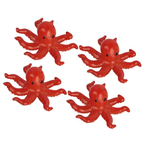 GARIOUANS 4 Stück Teiliges Miniatur Octopus Modell PVC Naturgetreue Meeresfigur Dekorativ für Tisch Terrarium Mikrolandschaft Geeignet für Wohn und Schlafzimmer Leicht und Detailreich GARIOUANS 4 Stück Teiliges Miniatur Octopus Modell PVC Naturgetreue Meeresfigur Dekorativ für Tisch Terrarium Mikrolandschaft Geeignet für Wohn und Schlafzimmer Leicht und Detailreich von GARIOUANS