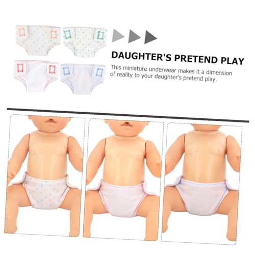 GARIOUANS 4 Stück Teiliges Puppen unterhöschen aus Wiederverwendbar Farbiges Puppenzubehör für Puppe Geeignet als Foto Requisite und Kleidungszubehör GARIOUANS 4 Stück Teiliges Puppen unterhöschen aus Wiederverwendbar Farbiges Puppenzubehör für Puppe Geeignet als Foto Requisite und Kleidungszubehör von GARIOUANS