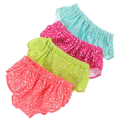 GARIOUANS 4 Stück Teiliges Puppenunterwäsche aus Weichem Leichte Strapazierfähige Doll Panties für Spielzeugpuppen Bunte Unterhosen für Kreatives Rollenspiel und Puppenzubehör GARIOUANS 4 Stück Teiliges Puppenunterwäsche aus Weichem Leichte Strapazierfähige Doll Panties für Spielzeugpuppen Bunte Unterhosen für Kreatives Rollenspiel und Puppenzubehör von GARIOUANS