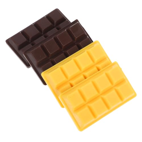 GARIOUANS 4 Stück Teiliges Resin Schokoladen Modell Realistische Fake Schokolade Deko Langlebig und Pflegeleicht als Fotorequisite Wohn Hoteldekoration GARIOUANS 4 Stück Teiliges Resin Schokoladen Modell Realistische Fake Schokolade Deko Langlebig und Pflegeleicht als Fotorequisite Wohn Hoteldekoration von GARIOUANS
