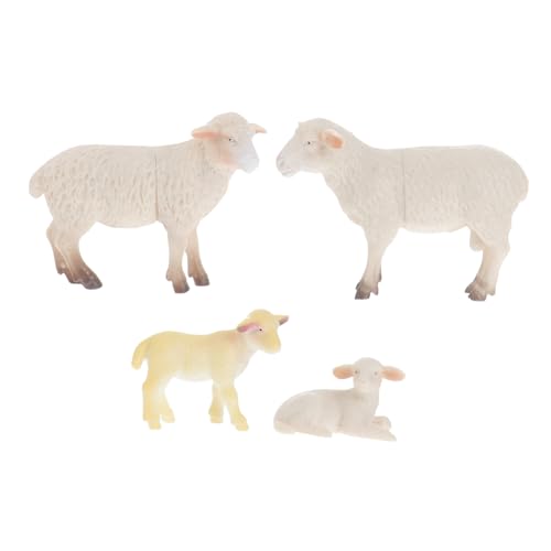 GARIOUANS 4 Stück Teiliges Schaf Tierfiguren Realistisches Bauernhofspielzeug Pädagogisch für Ab Jahren Nutztiere Mini Tiere zum Lernen GARIOUANS 4 Stück Teiliges Schaf Tierfiguren Realistisches Bauernhofspielzeug Pädagogisch für Ab Jahren Nutztiere Mini Tiere zum Lernen von GARIOUANS