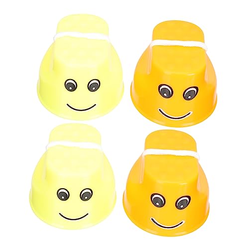 GARIOUANS 4 Stück Kinder Stelzen Spielzeug aus Kunststoff für Balance Training Sensomotorisches Spielzeug Kindergeburtstagsgeschenk Outdoor für Jungen und Mädchen GARIOUANS 4 Stück Kinder Stelzen Spielzeug aus Kunststoff für Balance Training Sensomotorisches Spielzeug Kindergeburtstagsgeschenk Outdoor für Jungen und Mädchen von GARIOUANS