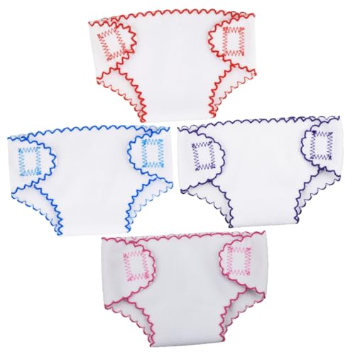 GARIOUANS 4 Stück Teiliges Wiederverwendbar aus Unterwäsche in Bunten Farben Puppenzubehör für Babypuppen Pädagogisches GARIOUANS 4 Stück Teiliges Wiederverwendbar aus Unterwäsche in Bunten Farben Puppenzubehör für Babypuppen Pädagogisches von GARIOUANS