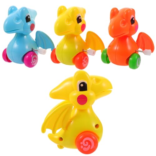 GARIOUANS 4 Stück Teiliges Wind up Dinosaurier Spielzeugset Mini Flugsaurier Aufziehauto für Kleinkinder Langlebiges Kunststoffmaterial Batteriefrei für Dinosaurier Partys und Eltern Junge GARIOUANS 4 Stück Teiliges Wind up Dinosaurier Spielzeugset Mini Flugsaurier Aufziehauto für Kleinkinder Langlebiges Kunststoffmaterial Batteriefrei für Dinosaurier Partys und Eltern Junge von GARIOUANS