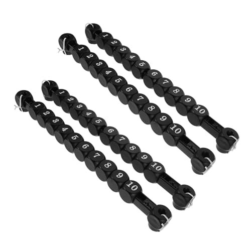 GARIOUANS 4 Stück Tischfußball Spielstandsanzeige Score Counter Robuste Spielstandsanzeige für Desktop Tisch Soccer Spiele für Spieler Zubehör für Air Hockey und Fußballspiele GARIOUANS 4 Stück Tischfußball Spielstandsanzeige Score Counter Robuste Spielstandsanzeige für Desktop Tisch Soccer Spiele für Spieler Zubehör für Air Hockey und Fußballspiele von GARIOUANS