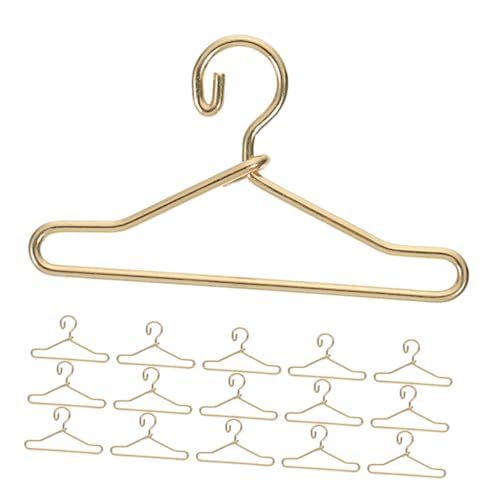 GARIOUANS 40 Stück Mini Metall Puppenkleiderbügel Goldene Miniatur Kleiderbügel für Puppenhaus Stabile Glatte Oberfläche Langlebig Geeignet für Doll House Miniature Hangers GARIOUANS 40 Stück Mini Metall Puppenkleiderbügel Goldene Miniatur Kleiderbügel für Puppenhaus Stabile Glatte Oberfläche Langlebig Geeignet für Doll House Miniature Hangers von GARIOUANS