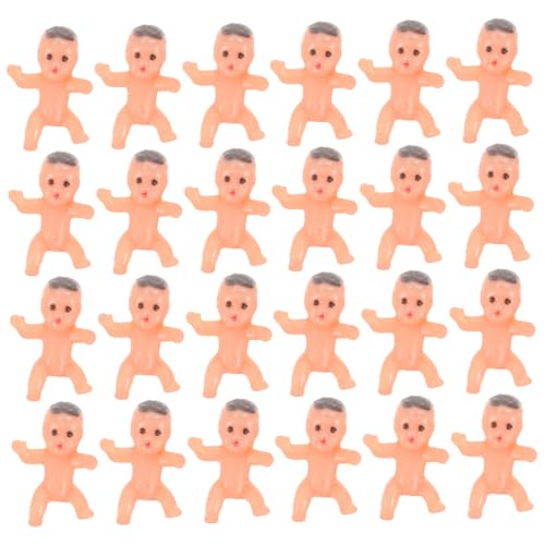 GARIOUANS 40Stücke Babypuppen Set aus Robustem Kunststoff Vielseitige Dekoration für Babypartys Geburtstagsfeiern und Kreative Anlässe Charmante für Frischgebackene von GARIOUANS