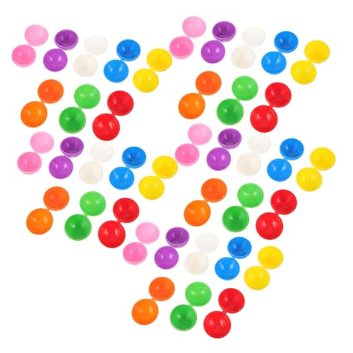 GARIOUANS 40stücke Bunte Lotteriekugeln Für Spiele Offene Kunststoffkugeln Für Tombola Und Verlosungen Für Partys Dekorationen Und -projekte von GARIOUANS